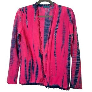 Cia. Maritimia Cotton Jersey Tyedye Boho Surf Cardigan Sz S